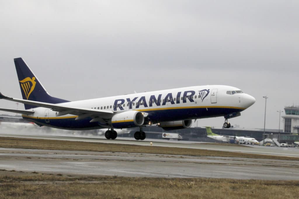 Boeing 737 della compagnia Ryanair (crediti: Keystone)