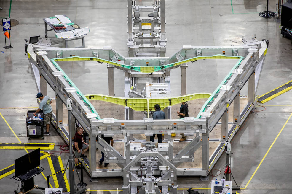QueSST main assembly, at Skunk WorksCredits: NASA