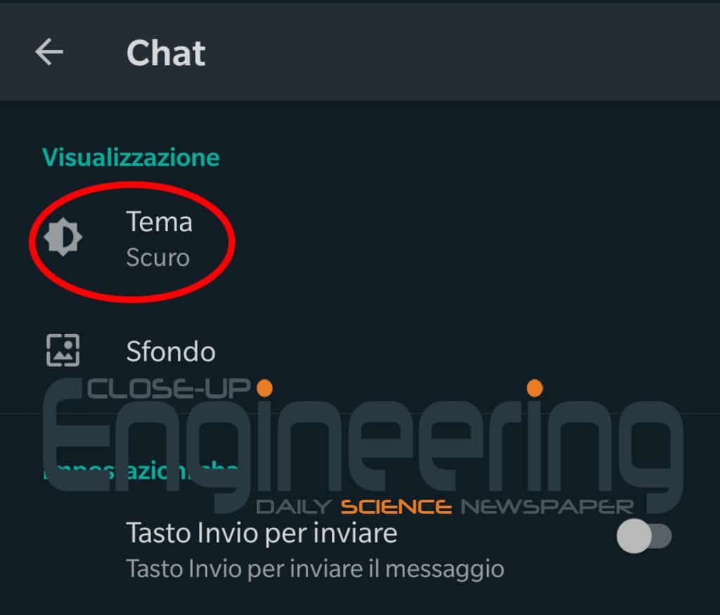 WhatsApp Dark Mode Screenshot. Credits: CuE.