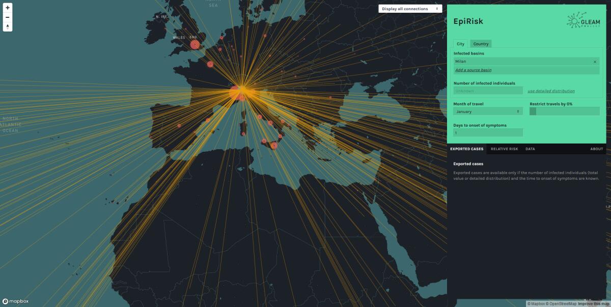 EpiRisk: il tool che stima la diffusione del coronavirus - EpiRisk Copertina