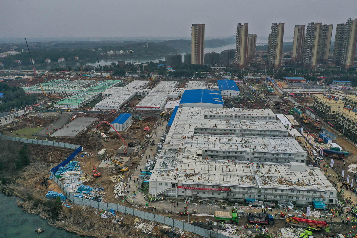 Coronavirus Cina, il timelapse della costruzione dell'ospedale - 
