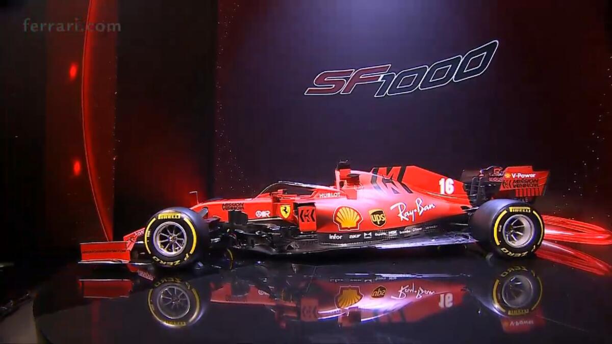 Ferrari SF1000, ecco le prime immagini della nuova F1 di Maranello - Ferrari SF1000
