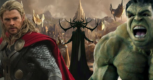 Scena del film Thor Ragnarok