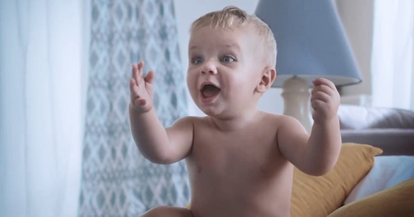 Foto bambino pubblicità