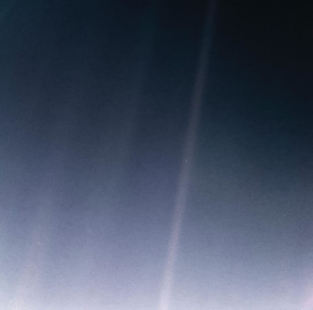 Pallido Puntino Azzurro, crediti: NASA/JPL