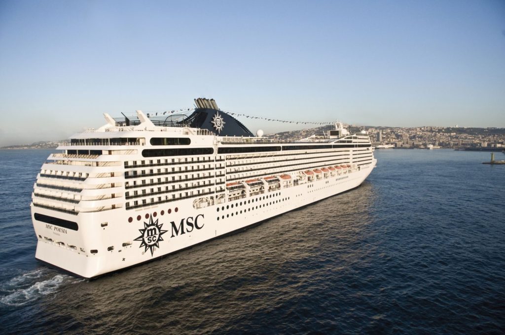 La MSC Poesia, da  da msccrociere.it