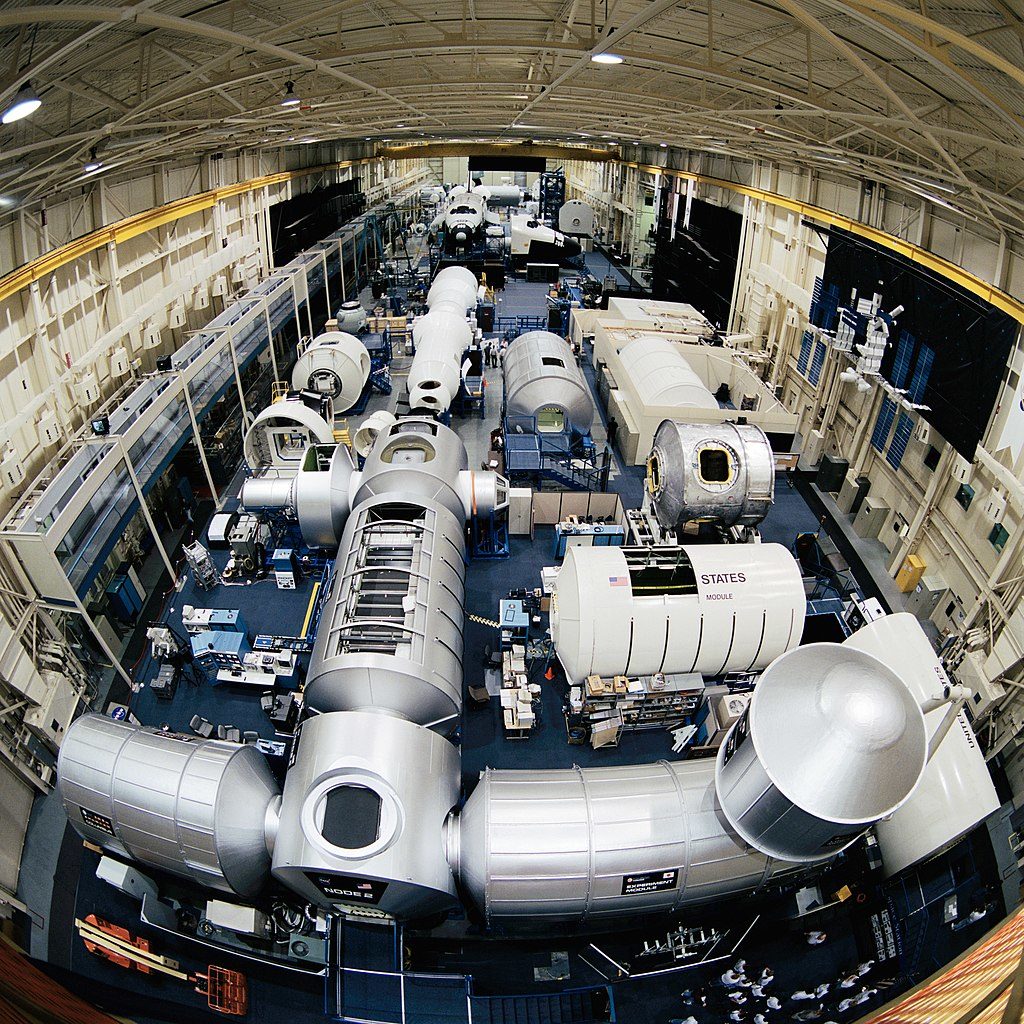 La ISS   mock-up area  del Johnson Space Center