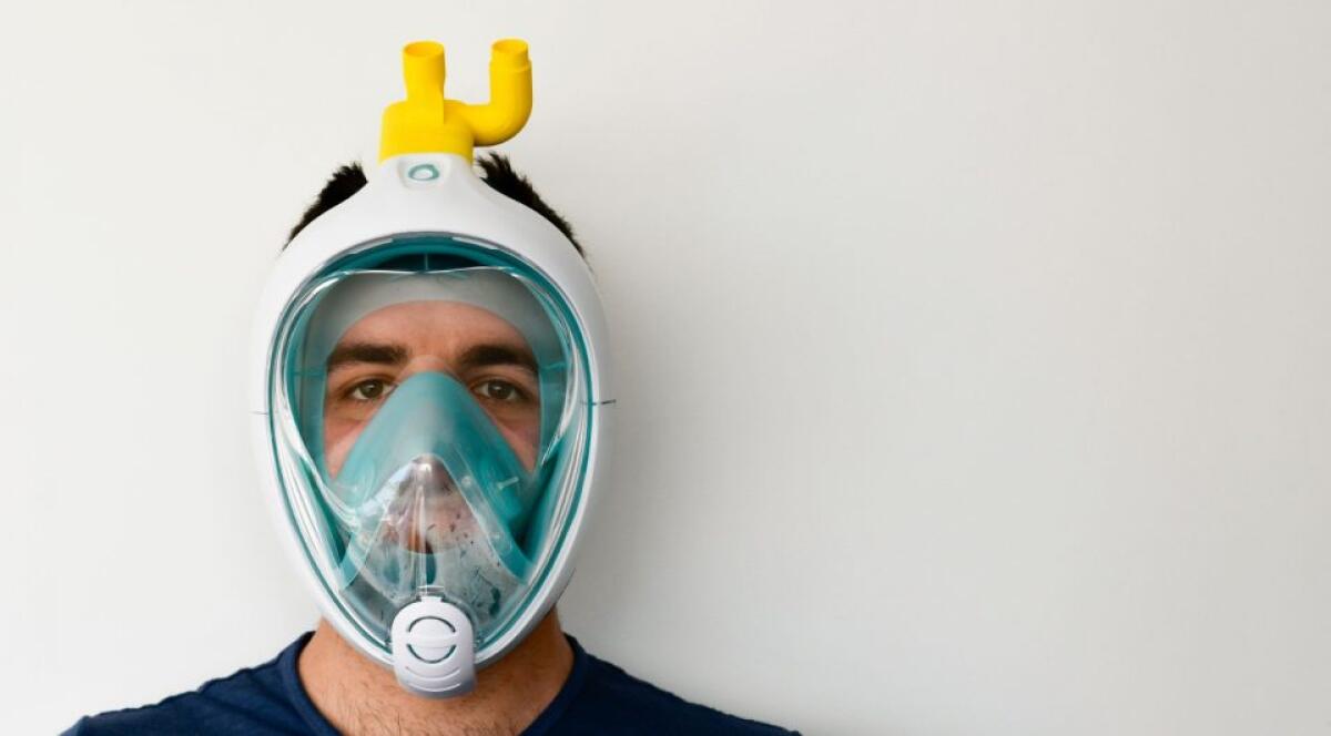 Easy Covid19: come la maschera da sub Decathlon diventa un respiratore - Easy Covid19: come la maschera da sub Decathlon diventa un respiratore
Credits: Isinnova