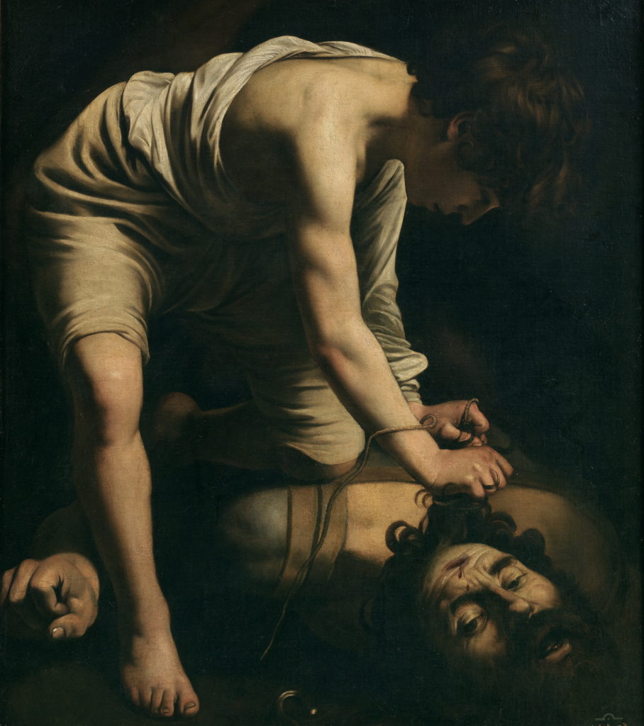 "Davide e Golia" di Caravaggio.