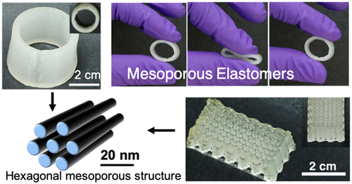 Struttura nanoporosa nel nuovo materiale. Credits: Anna Lena Lundqvist/Chalmers