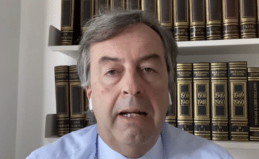 Immagine tratta da Medicalfacts dal video in cui Burioni si esprime in merità all'immunità di gregge