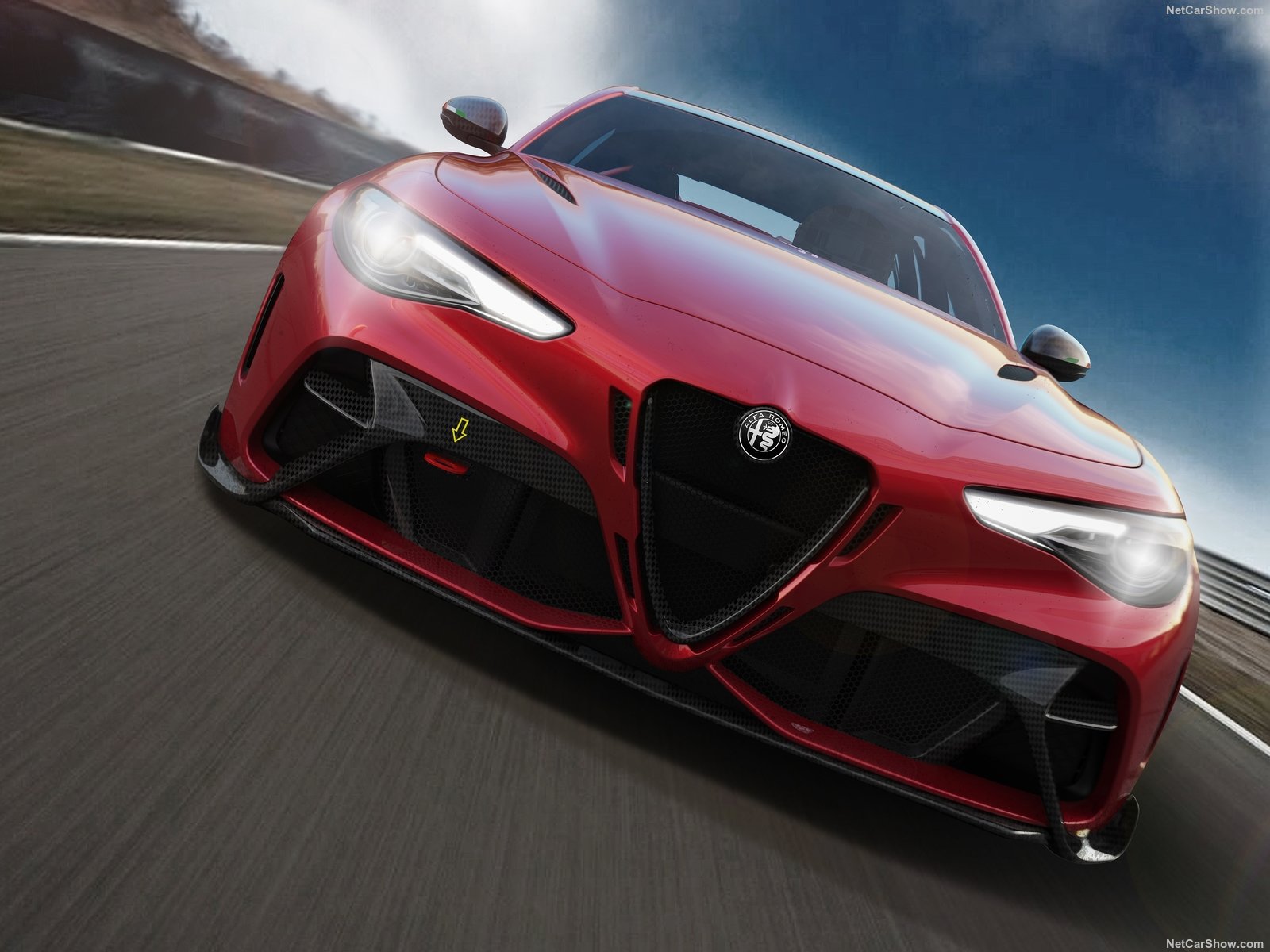Frontale Alfa Romeo Giulia
