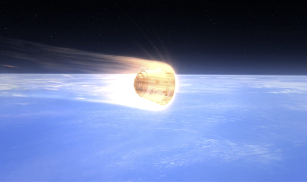 Animazione rientro navicella DragonCredits: SpaceX