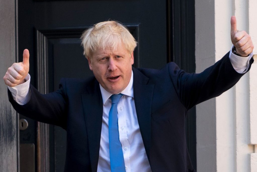 Boris Johnson, Primo Ministro britannico.