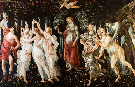 "La primavera" di Botticelli. Credits: controcampus.it