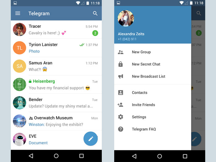 Whatsapp vs Telegram