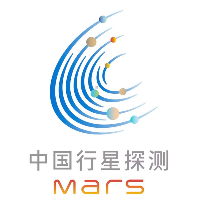 Il logo della missione a forma di C, in onore proprio del paese del dragone