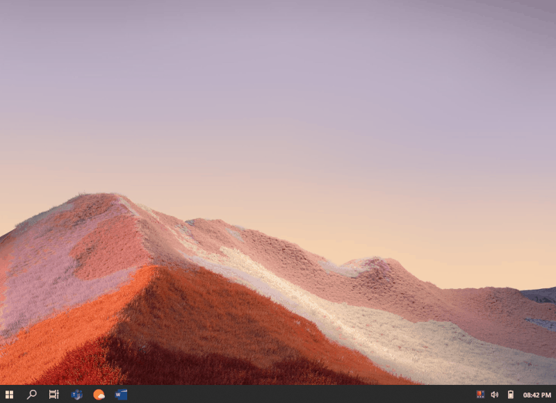 Attuale Mockup per le prime versioni del launcher