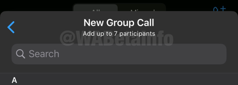 Screenshot tratto da WABetaInfo.
