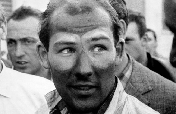 Stirling Moss alla Mille Miglia del 1955