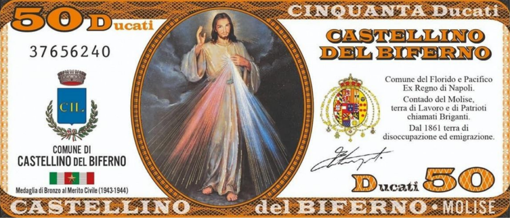 Paesino in Molise conia una moneta ma c'è l'inghippo