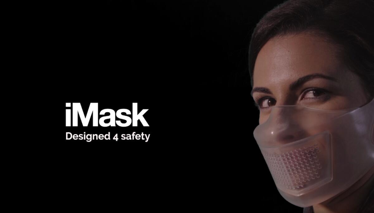 Emergenza COVID-19: nasce iMask, la mascherina utilizzabile all'infinito - Credits: imask-official.com