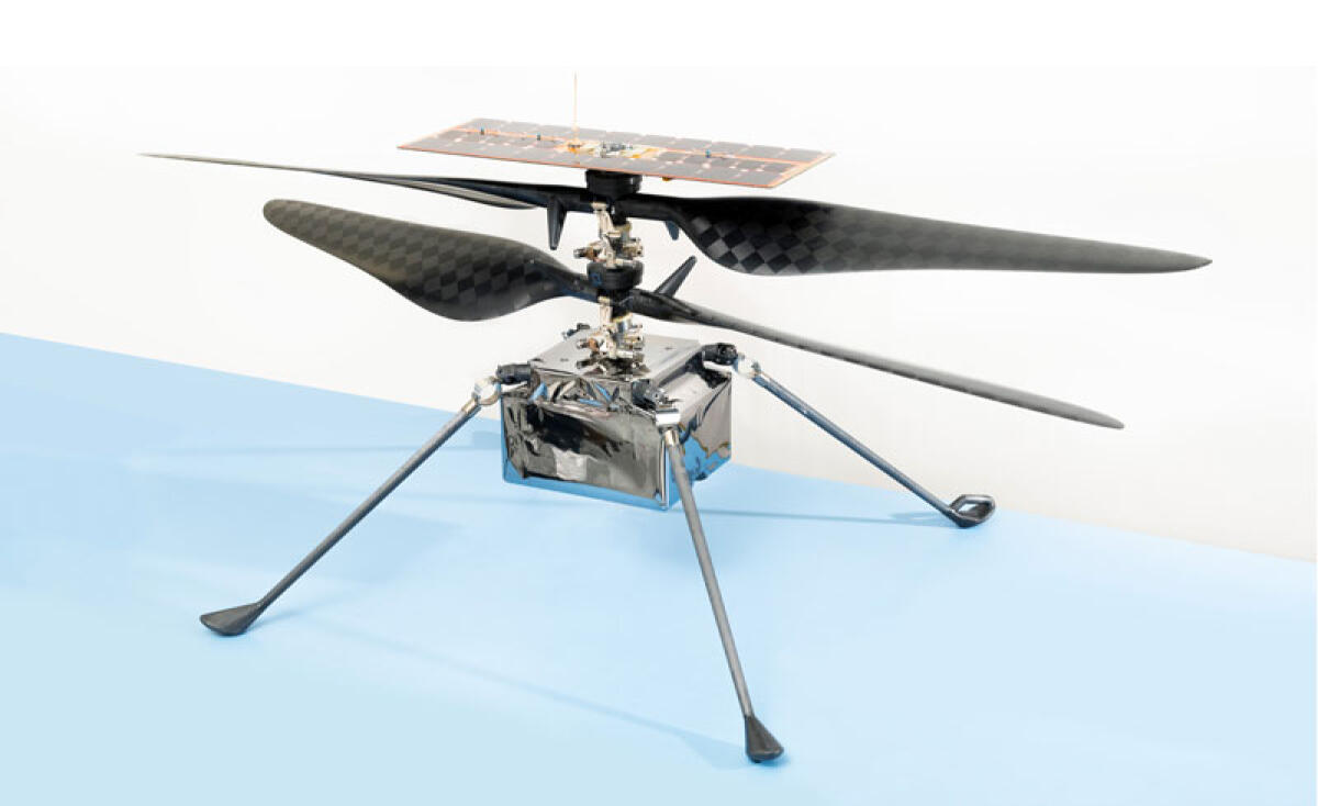 Ingenuity, la NASA tenta il primo volo su Marte - Ingenuity, crediti: NASA/JPL-Caltech