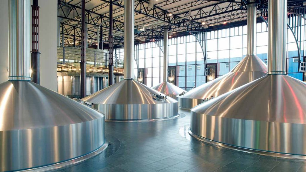Attrezzatura per l'industria della Birra.  Fonte: GEA.com