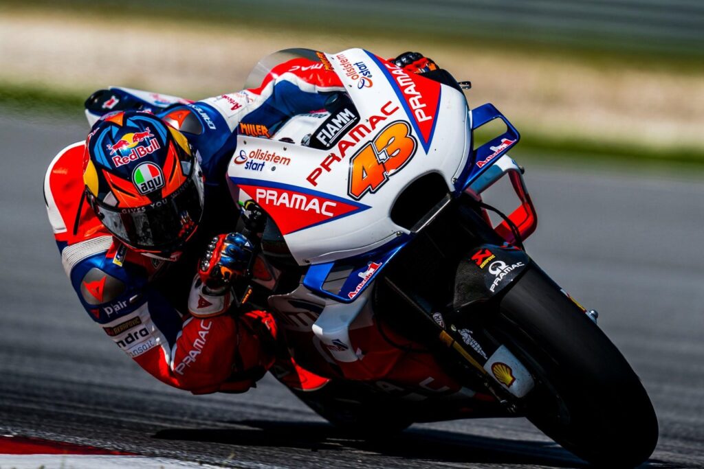 Jack Miller in sella alla Ducati Pramac nei test di Sepang 2019