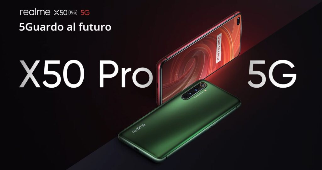 Realme X50 Pro nelle due colorazioni.