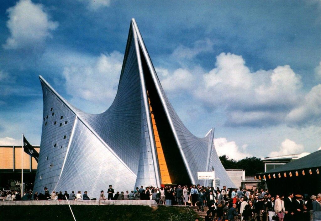 Padiglione Philips, Bruxelles. Ph. pinterest.com.au