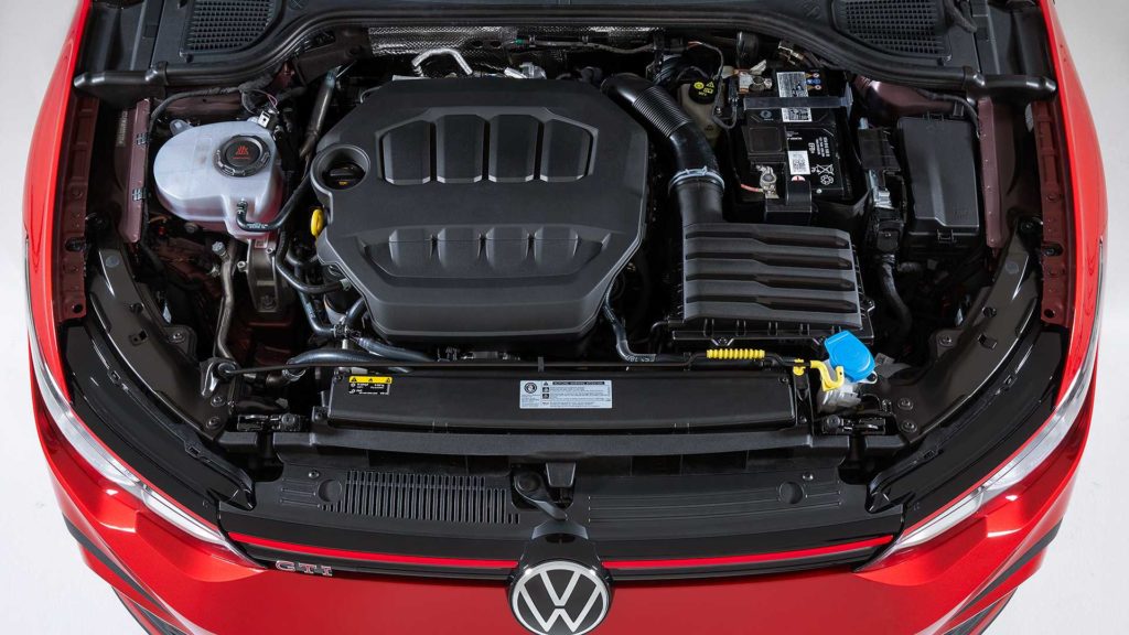 Motore della nuova Volkswagen Golf 8 GTI
