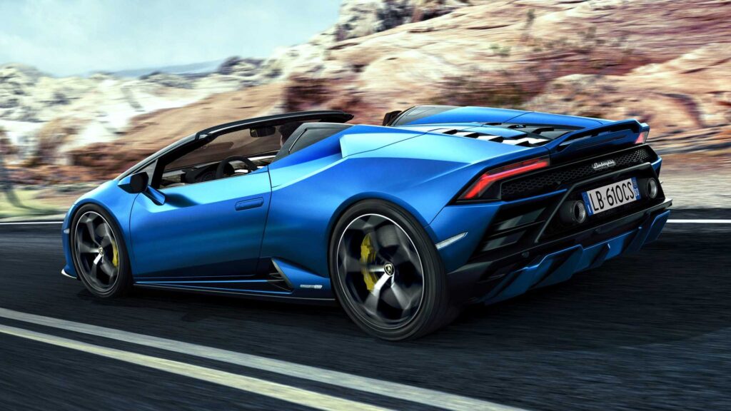 Lamborghini Huracan EVO RWD Spyder: 610 CV en plain air