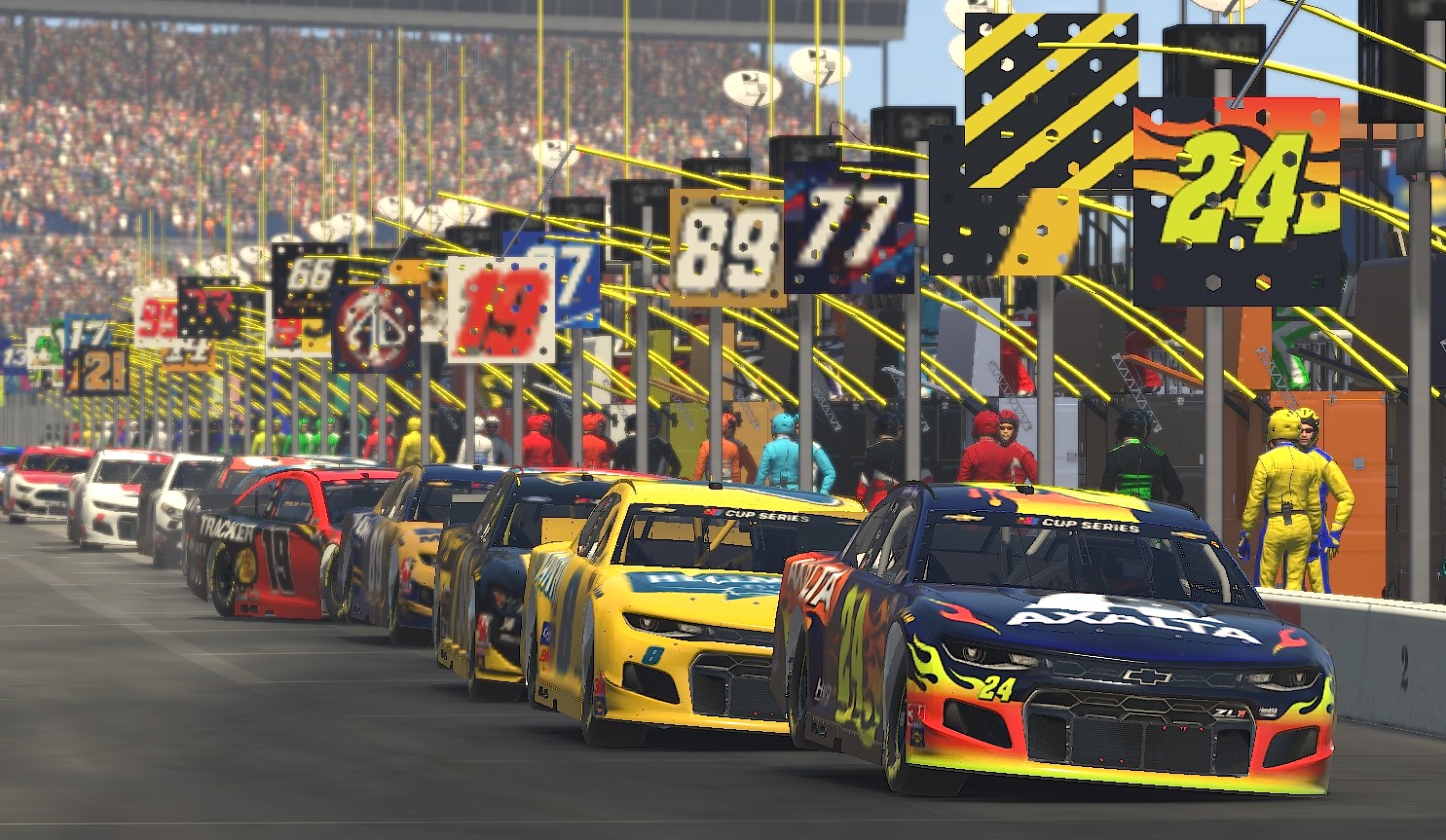 Le vetture NASCAR utilizzabili sul simulatore iRacing