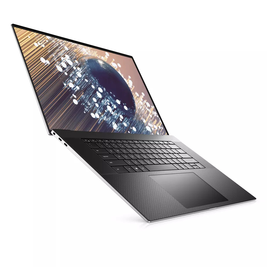 Dell XPS 17 2020, vista obliqua. Credits: Dell.