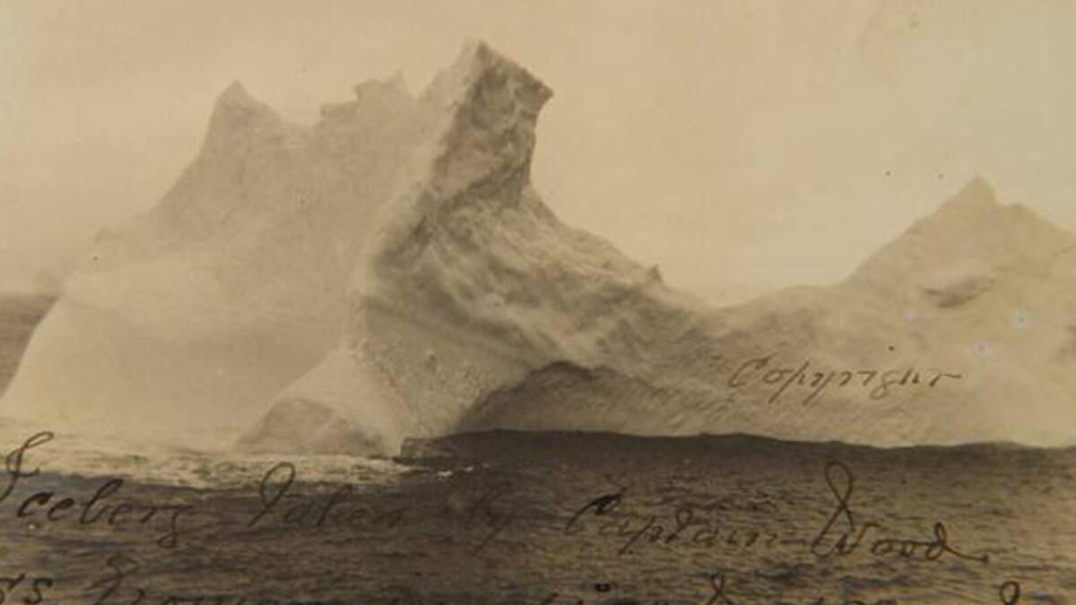 L'iceberg che affondò il Titanic: la foto è in vendita all'asta - 