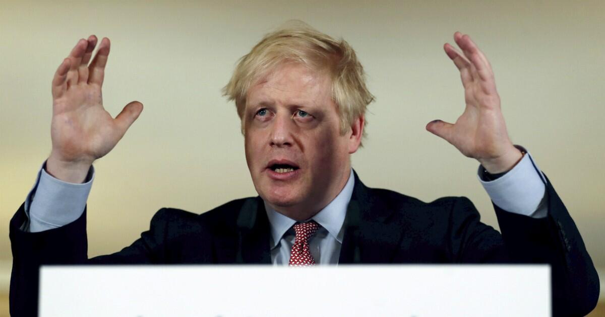 Il rapporto Debito\Pil inglese ha superato il 100% per la prima volta - Britain's Prime Minister Boris Johnson holds a news conference to give the government's response to the new COVID-19 coronavirus outbreak, at Downing Street in London, Thursday March 12, 2020. For most people, the new COVID-19 coronavirus can cause o