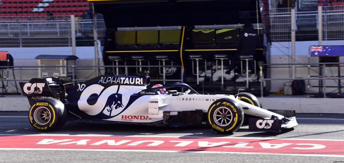 F1: test su monoposto e gestione del weekend di gara. A lezione con Guillaume Dezoteux della scuderia Alpha Tauri - Alpha Tauri in pista