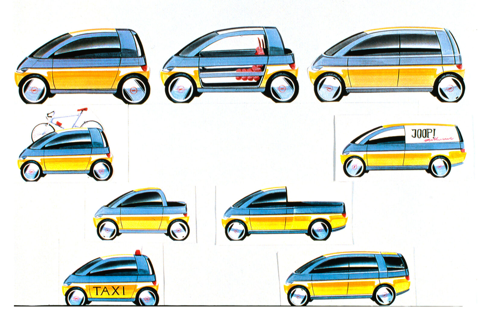Il concetto di modularità della Opel MAXX