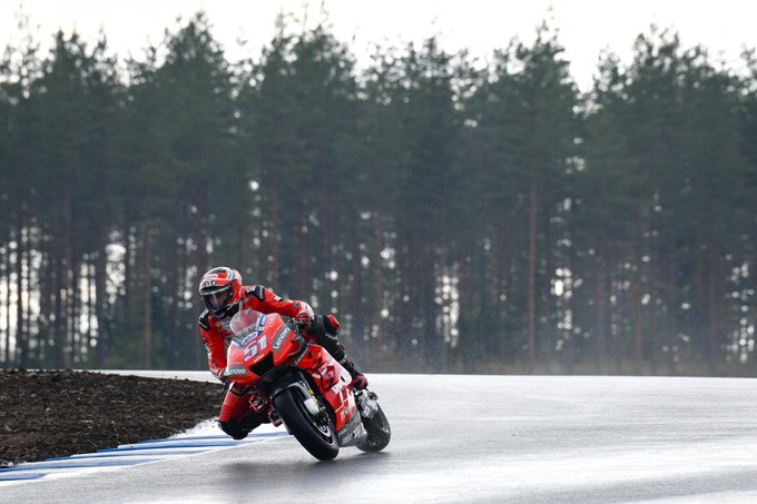 Michele Pirro sul circuito di KymiRing