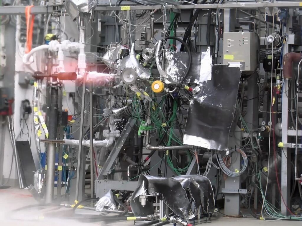 Test di 560 secondi su camera di combustioneFonte: ESA