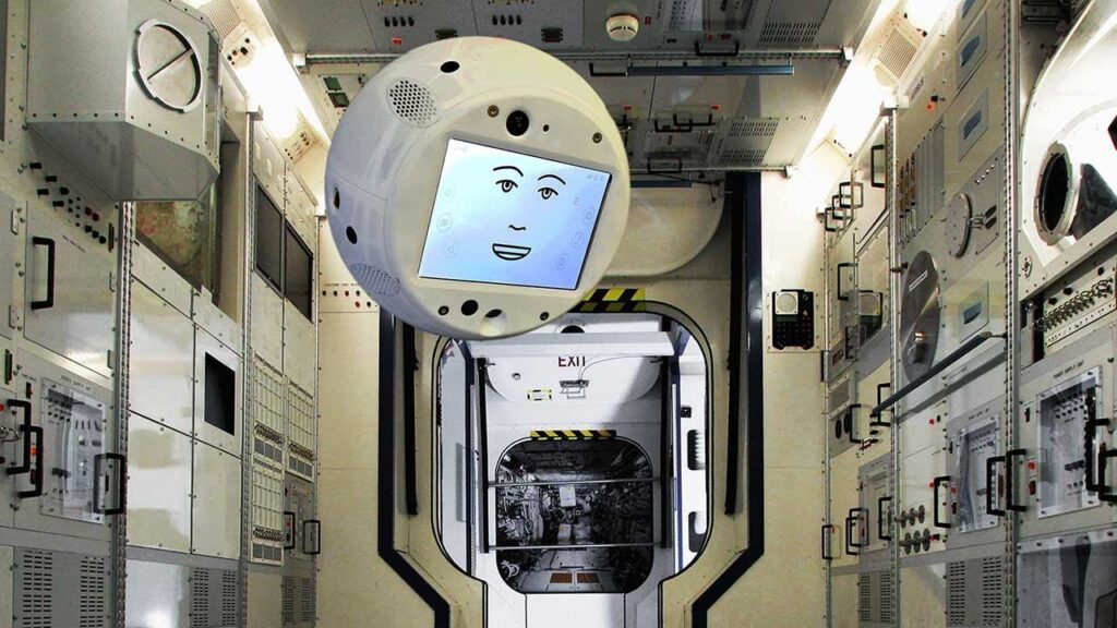 Simon, l'assistente astronauta ora presente sulla Stazione Spaziale Internazionale. Credits: ESA