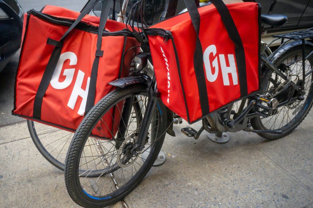 Grubhub, il maggior player di food delivery USA. Fonte: Eater NY