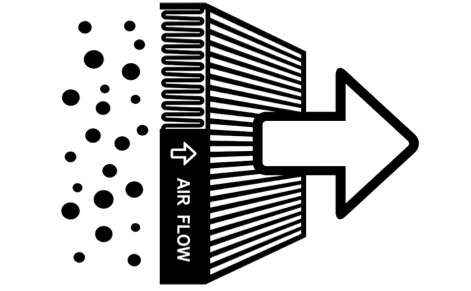 Schematizzazione filtro anti-covid19