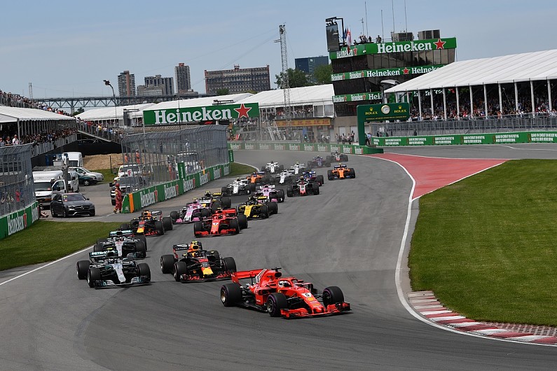 La partenza di un Gran Premio di Formula 1
