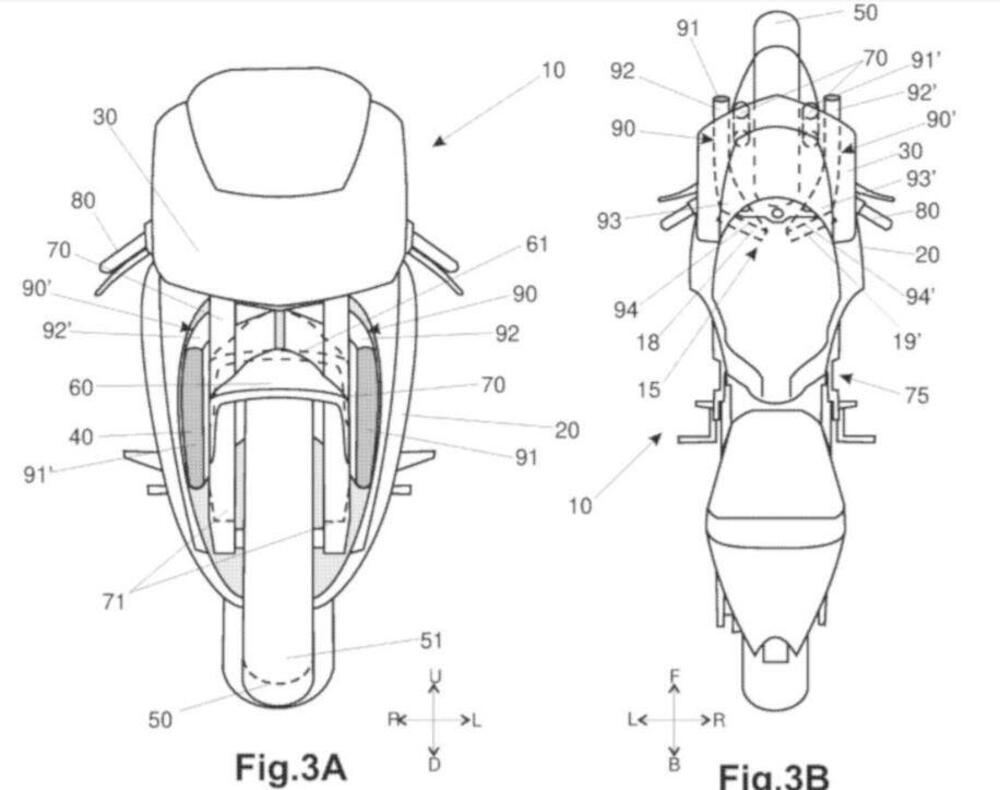 Schema brevetto Aprilia