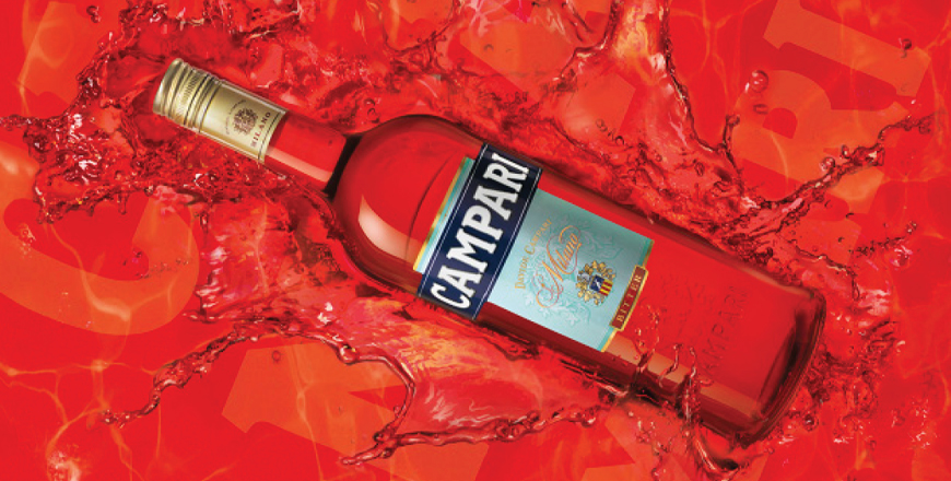 Nell'immagine: Una bottiglia di Campari BitterCredits: www.vlstechnologies.it