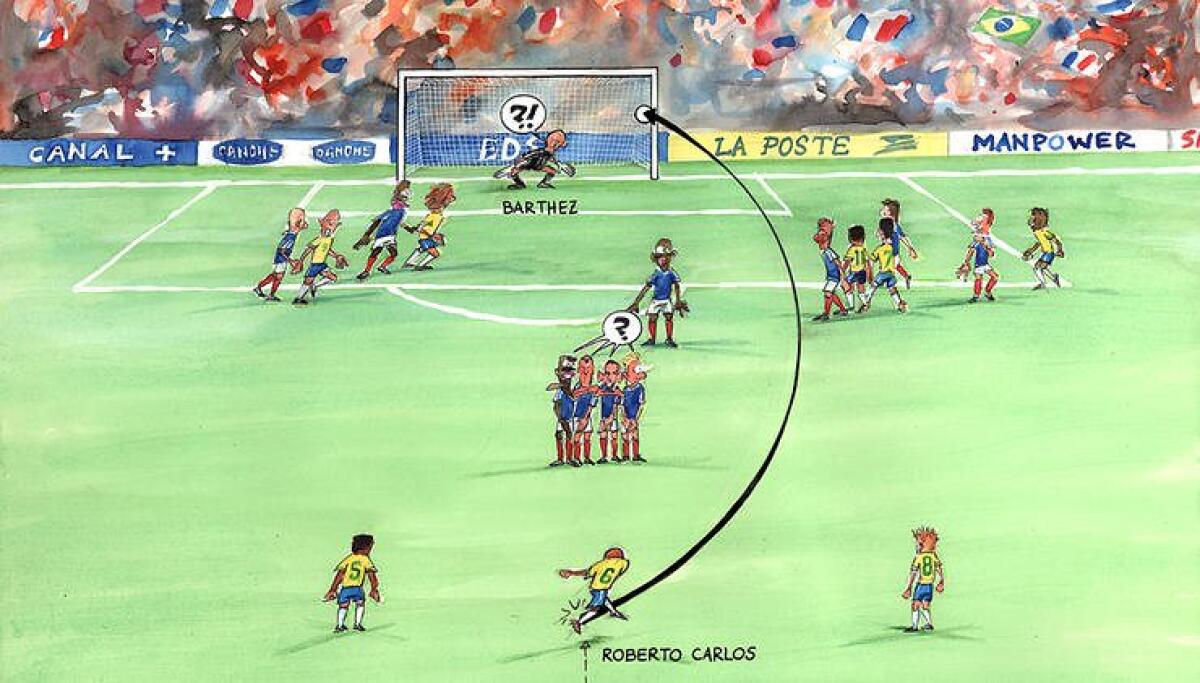Cos'è l'effetto Magnus, il segreto della punizione di Roberto Carlos - crediti: Nazionale Calcio - Flickr (https://www.flickr.com/photos/nazionalecalcio/45738981475)