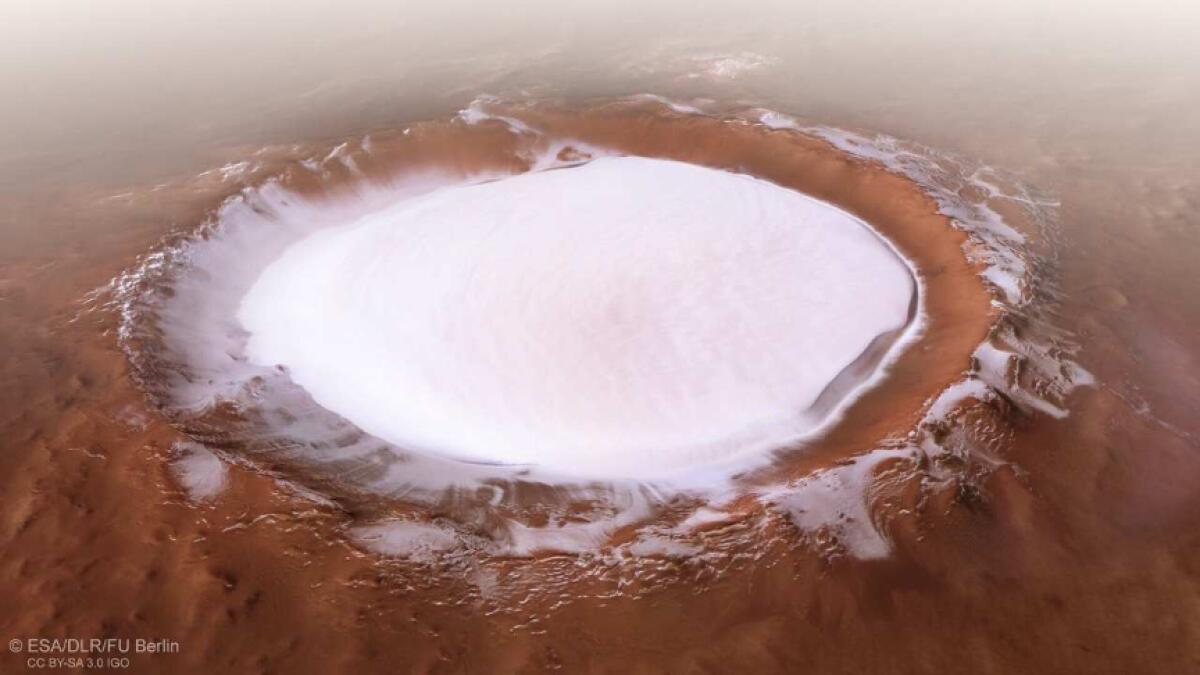 Il video del lago di ghiaccio visto dalla sonda Mars Express - 