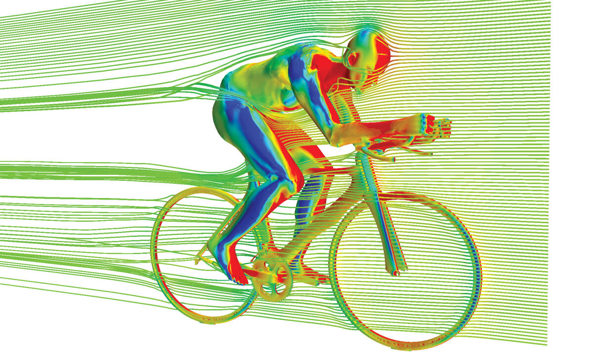 Aerodinamica dello sport: la tecnica dell’anello di fuoco - Credits: bicitech.it